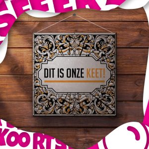 Tegeltje - Dit is onze keet