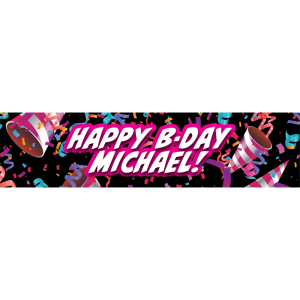 Ontwerp je banner - Happy B-day