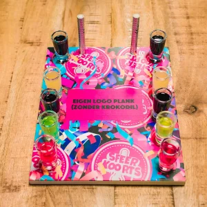 Shot plank zonder kroko - Eigen logo