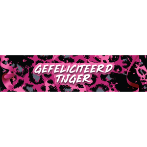 Ontwerp je banner - Gefeliciteerd